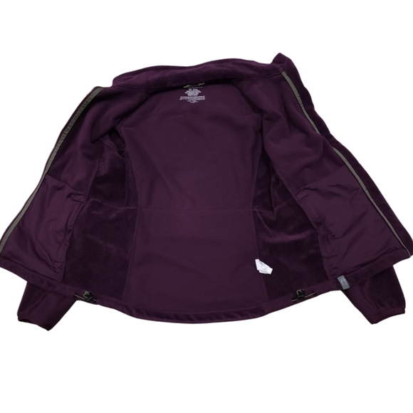 L.L.Bean Full Zip Sherpa Luxe Micro Fleece Maroon XS Reg - Picture 8 of 13